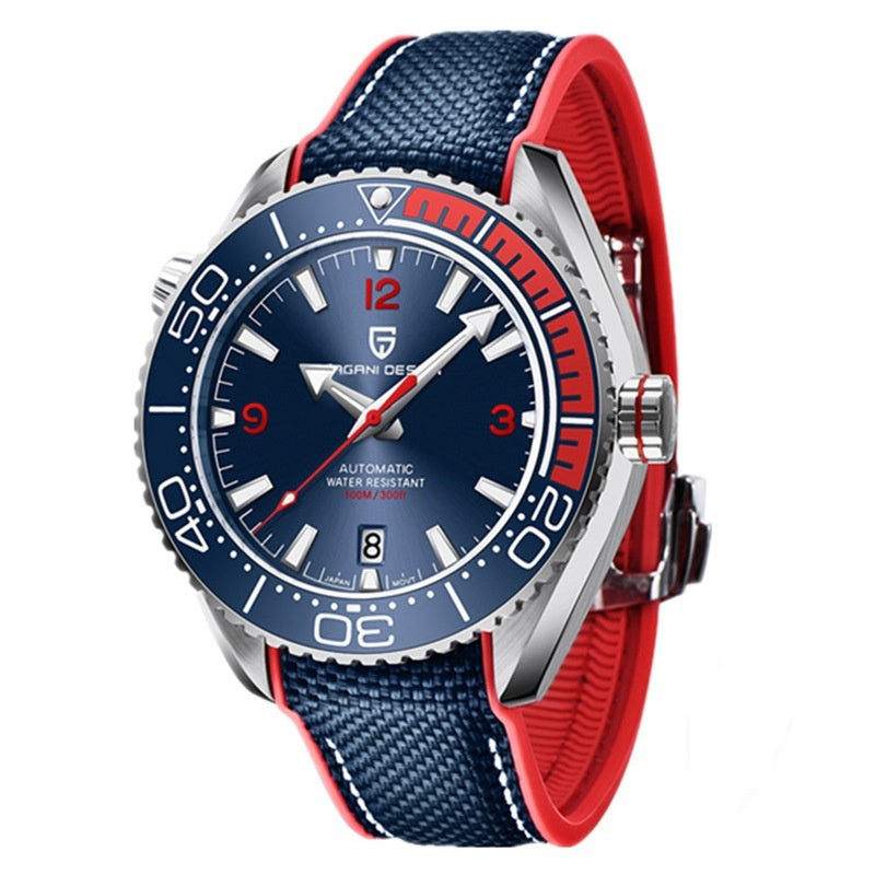 Rotatable Digital Watch Bezel Luminous Men's Mechanical Watch