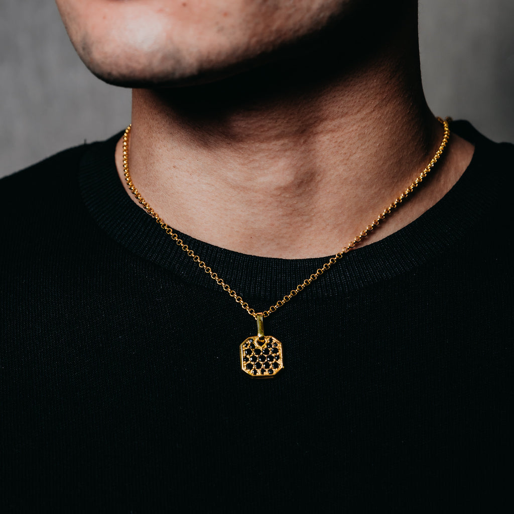 Square Pendant (Gold)