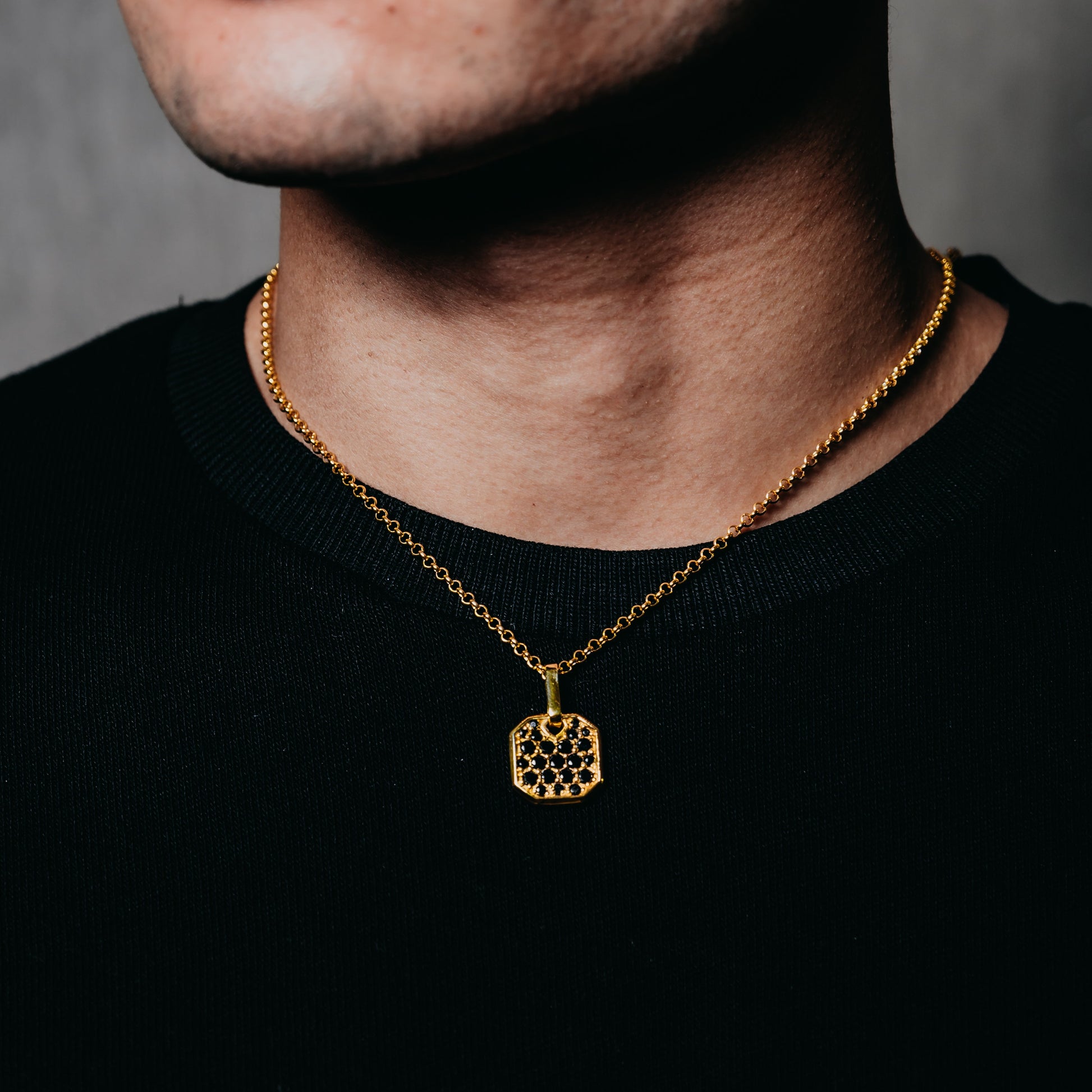 Square Pendant (Gold)