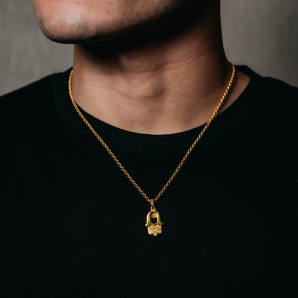 Hamsa Pendant (Gold)