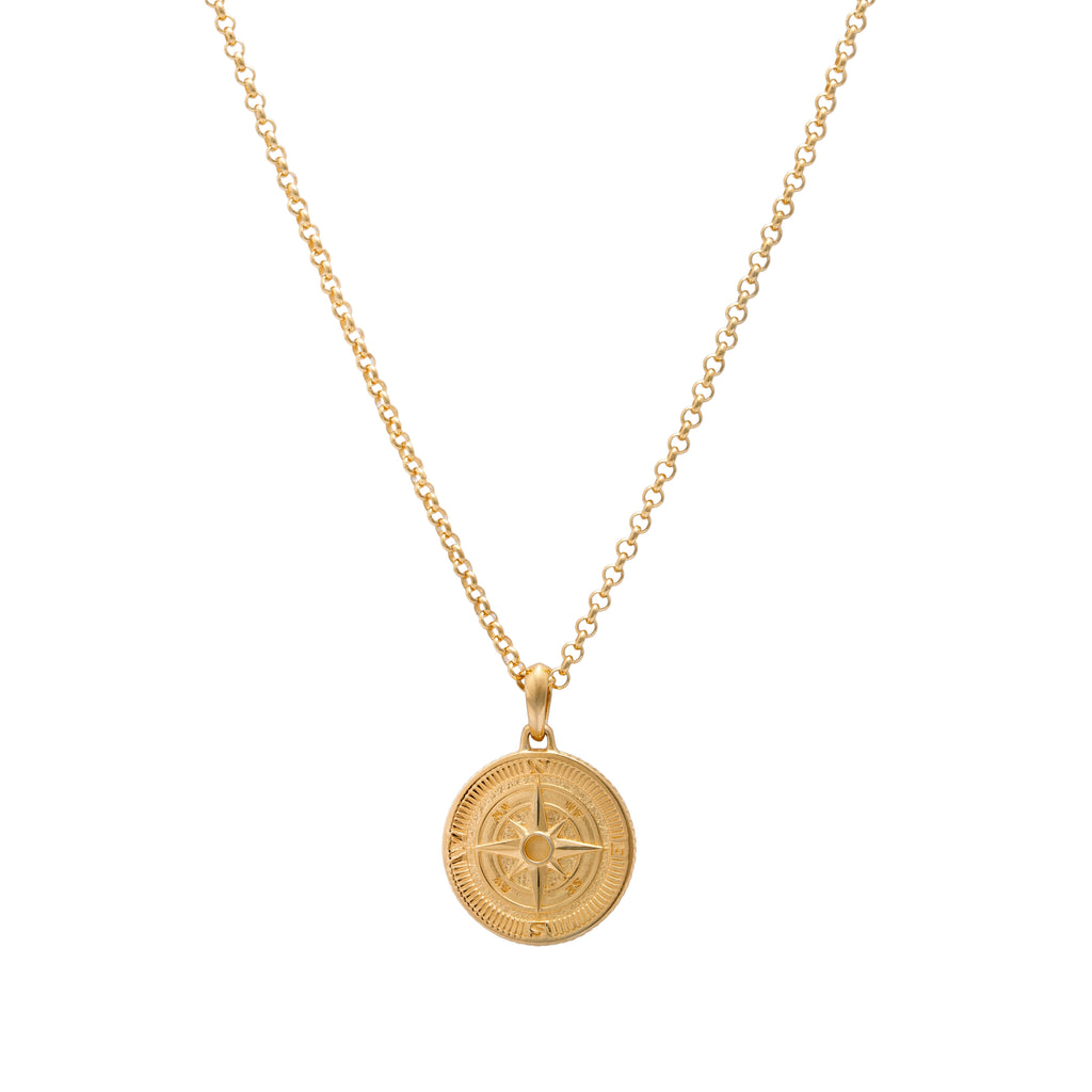 Compass Pendant (Gold)