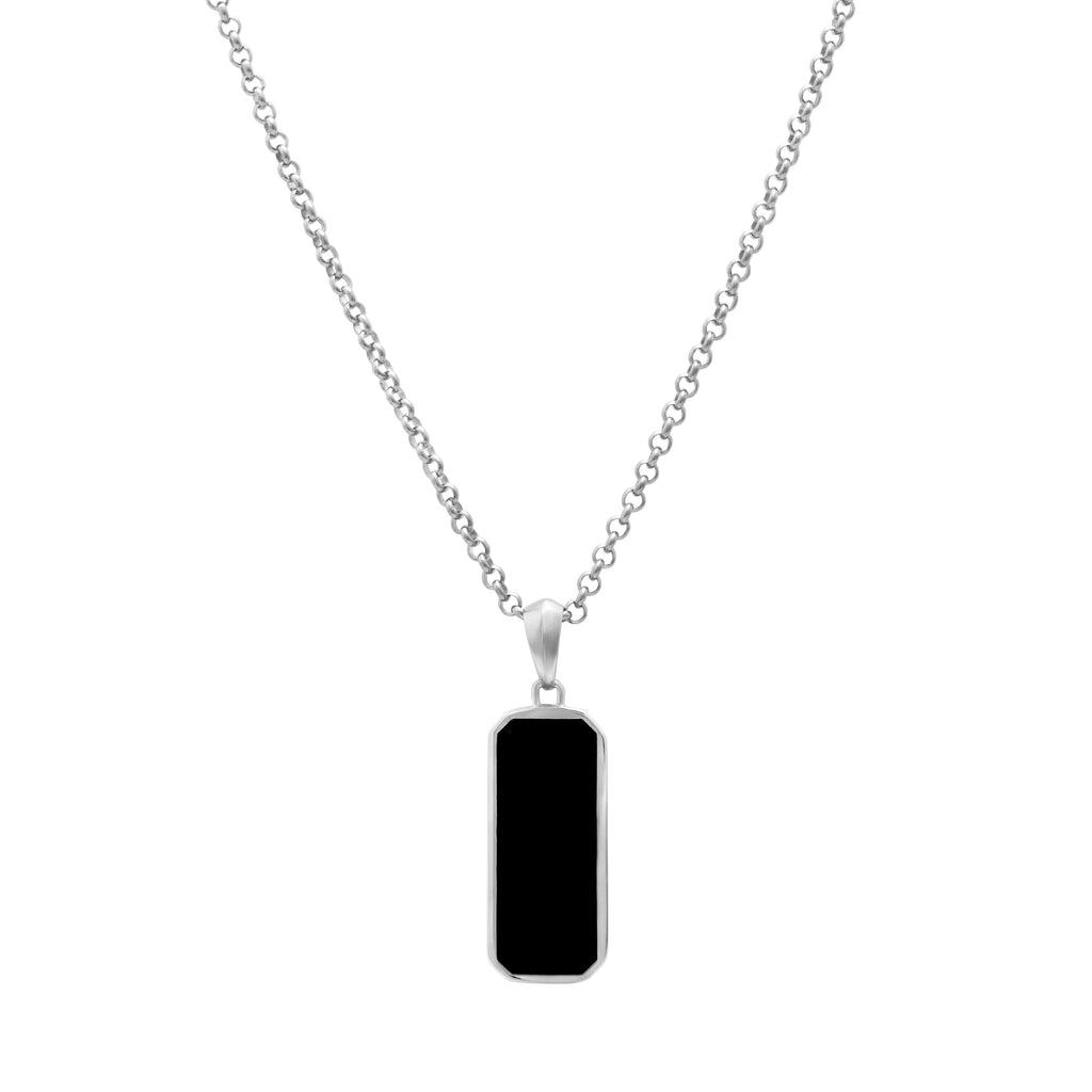Onyx Pendant (Silver)