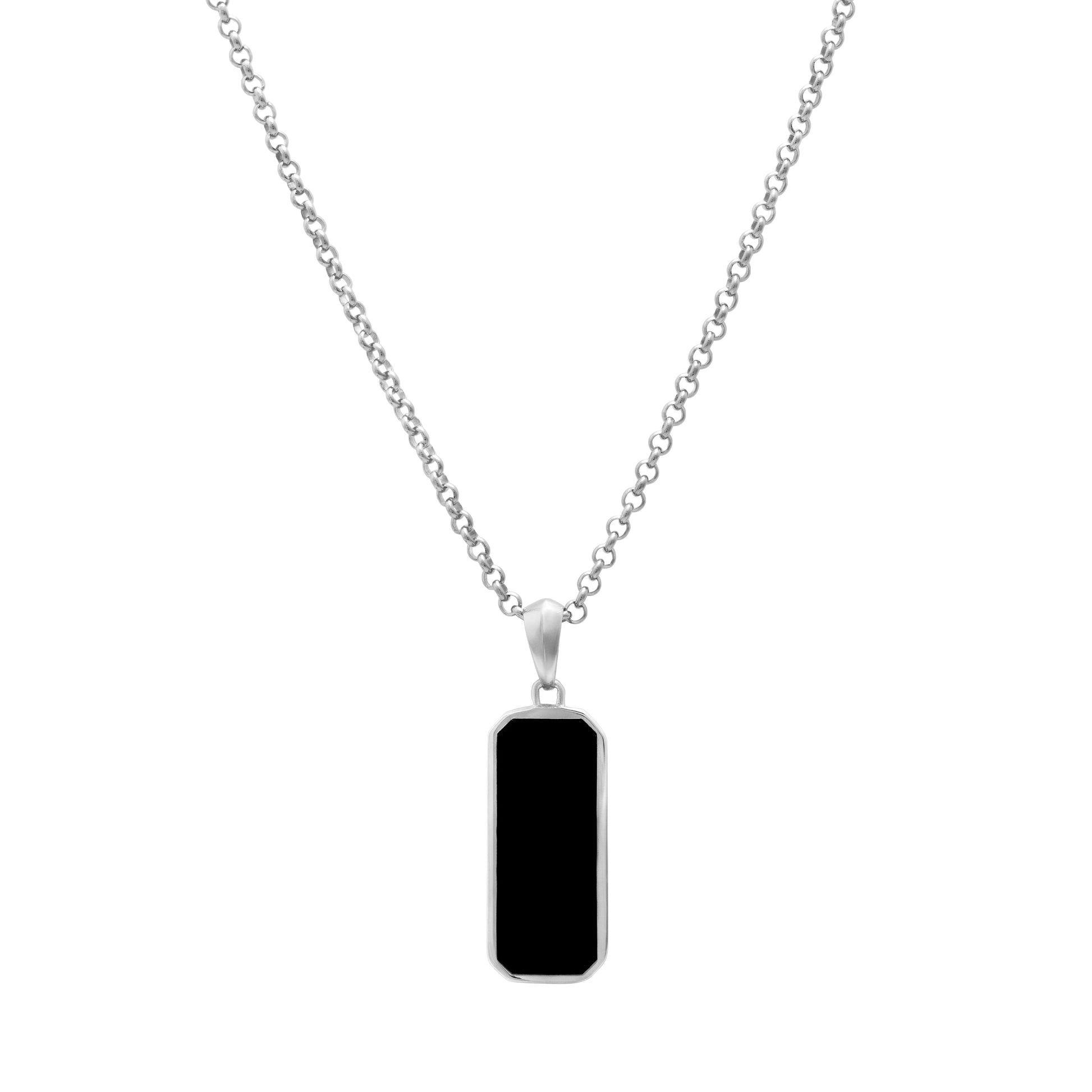 Onyx Pendant (Silver)