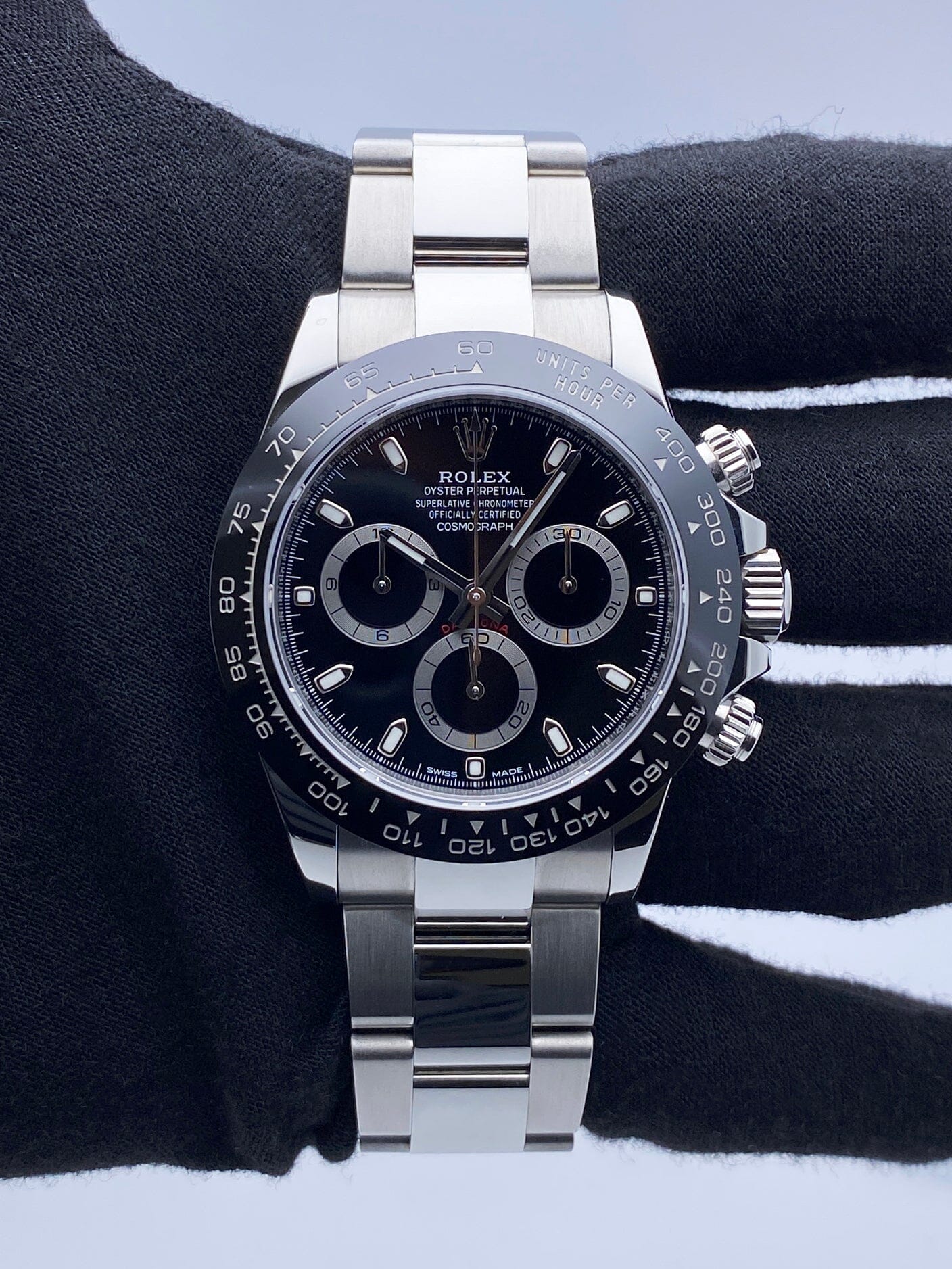 Rolex Cosmograph Daytona 116500LN Black Dial Mens Watch Box Papers