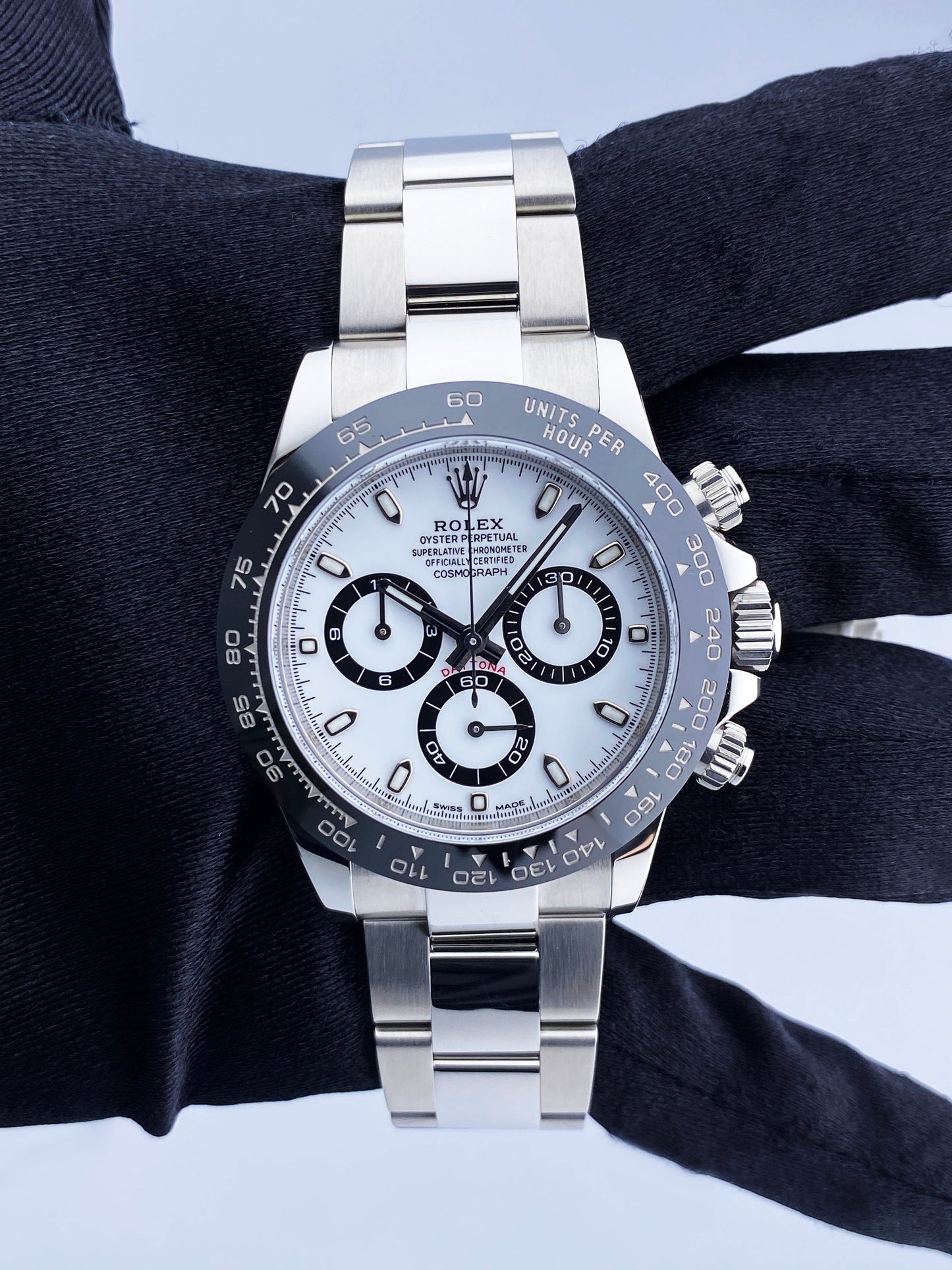 Rolex Cosmograph Daytona 116500LN Mens Watch white dail