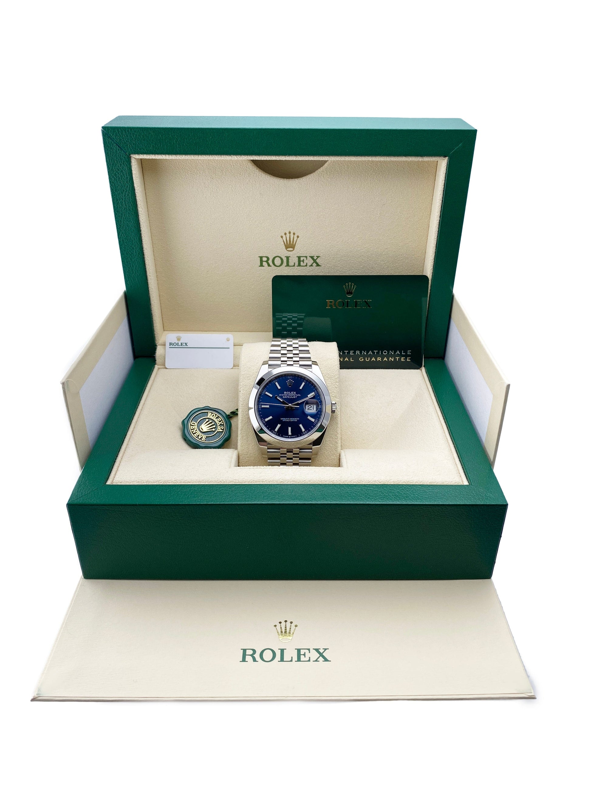 Rolex Datejust 41 126300 Blue Dial Mens Watch